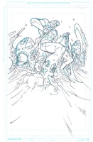 MARTIAN MANHUNTER Issue 6 Page Cover Comic Art