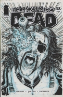 THE WALKING DEAD Issue 48 Page Cover Comic Art