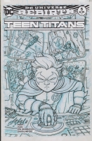 TEEN TITANS Issue 5 Page Cover Comic Art