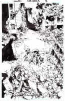 THE AVENGERS Issue 3 Page Cover Comic Art